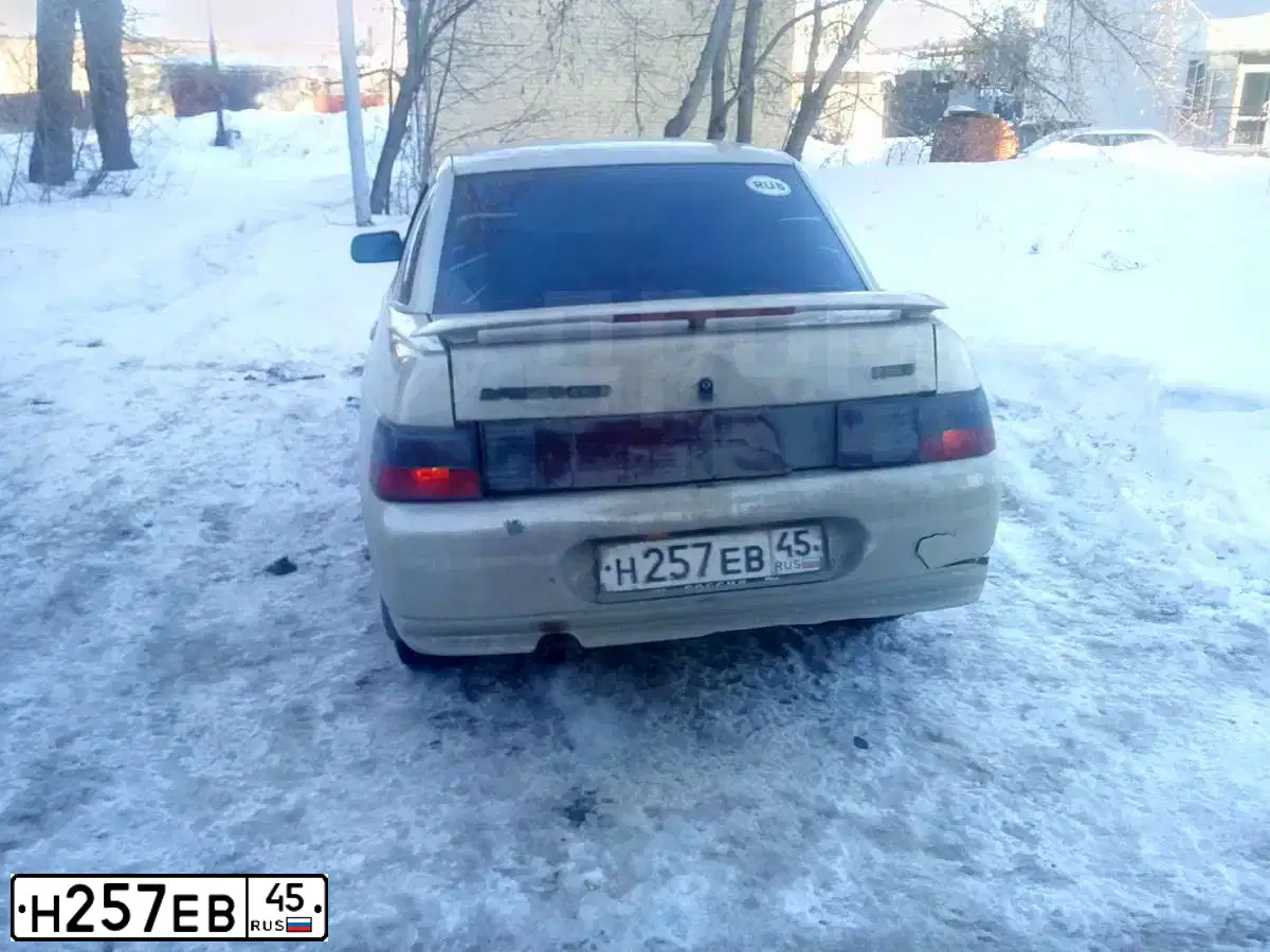 Фото автомобиля LADA 2110, 2004 — госномер Н858МХ45. Цвет: СЕРЕБРИСТО-БЕЖЕВЫЙ