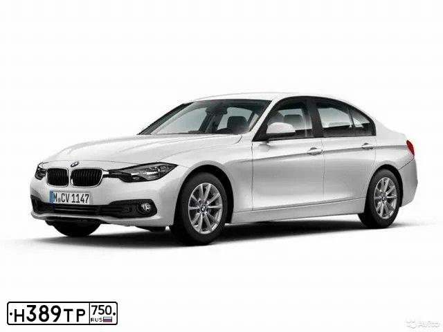 Фото автомобиля BMW SERIE 3, 2018 — госномер Н389ТР750. Цвет: БЕЛЫЙ МЕТАЛЛИК