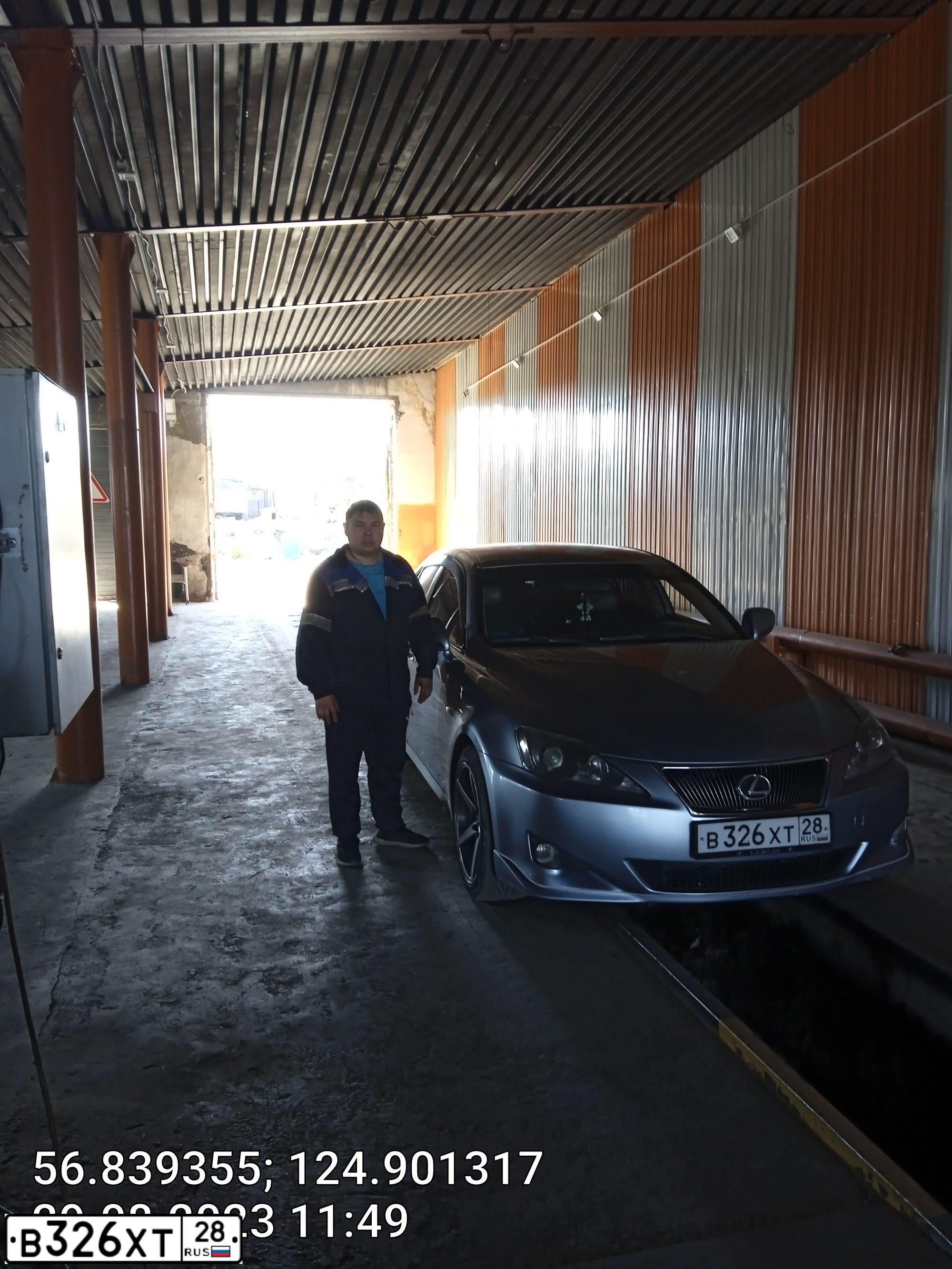 Фото автомобиля LEXUS IS, 2006 — госномер В326ХТ28. Цвет: СВЕТЛО-ГОЛУБОЙ