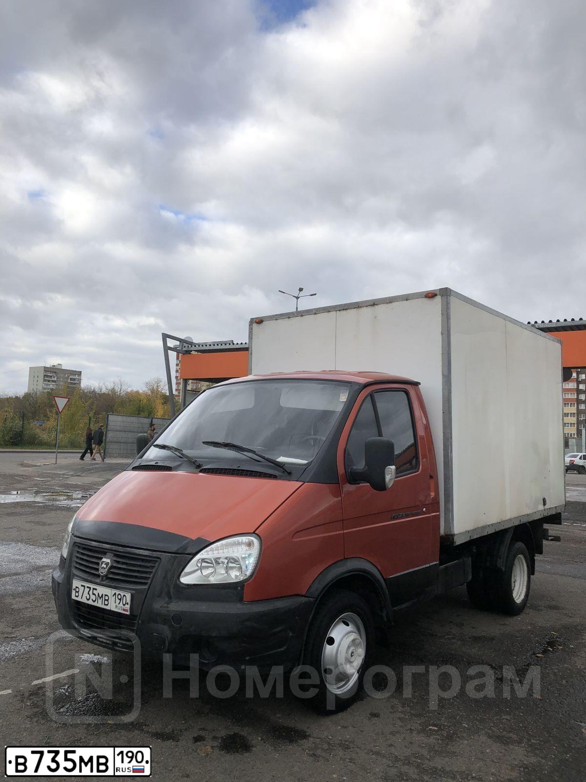 Фото автомобиля GAZ 3302 EL, 2010 — госномер С744УМ69. Цвет: Оранжевый