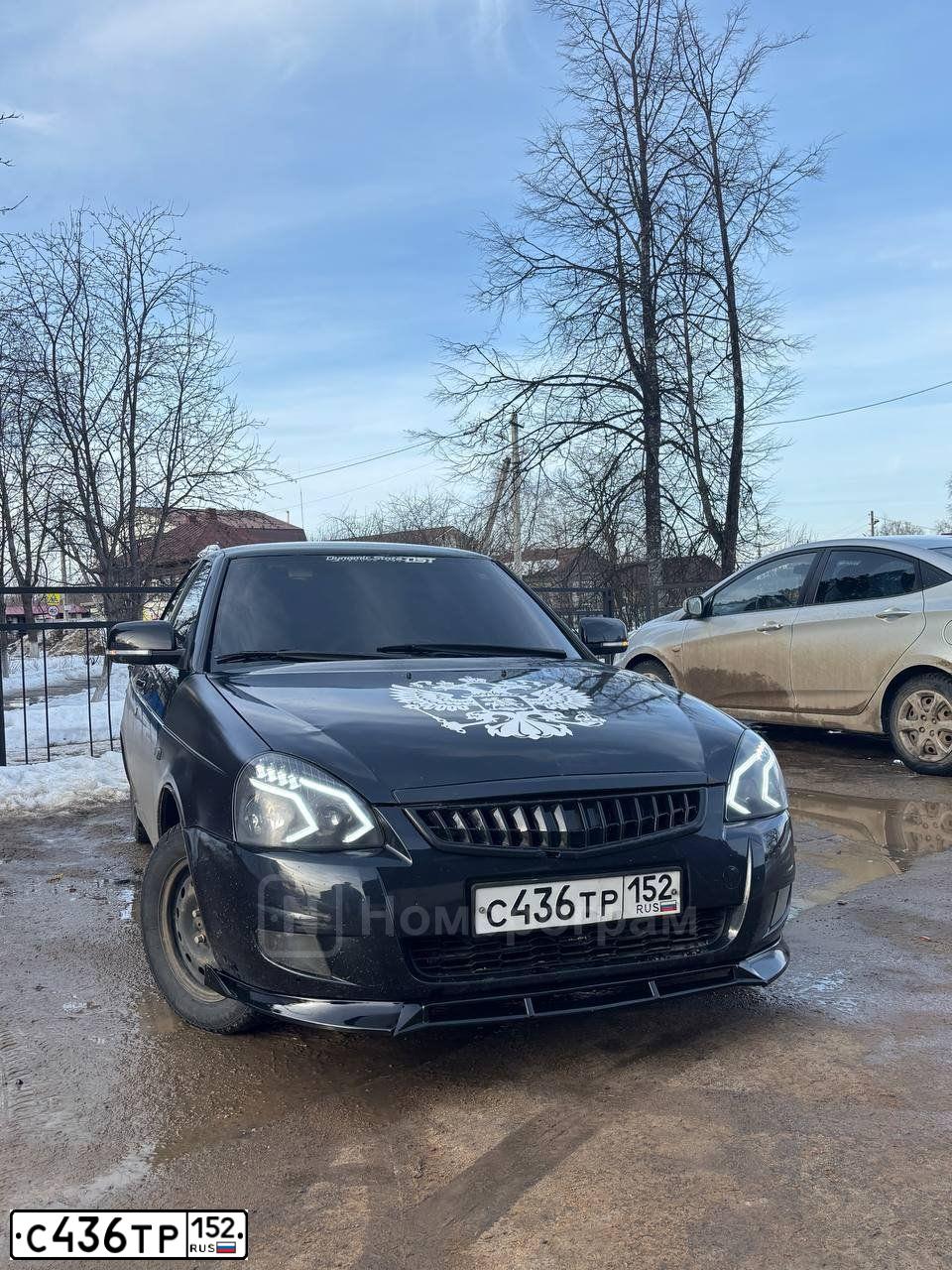 Фото автомобиля LADA 2170 PRIORA, 2007 — госномер С436ТР152. Цвет: ГРАФИТОВЫЙ МЕТАЛЛИК
