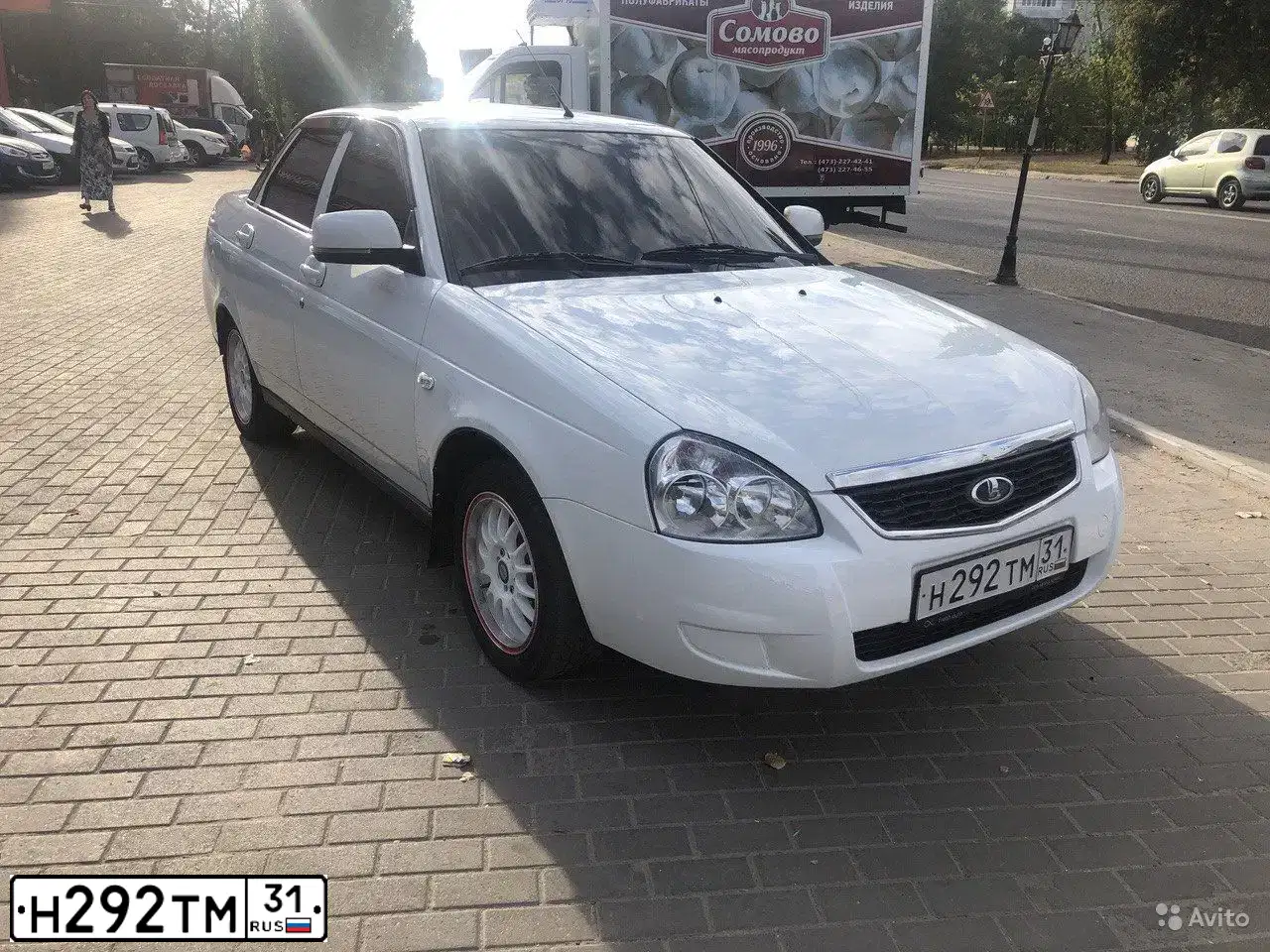 Фото автомобиля LADA PRIORA, 2014 — госномер Р440ЕВ181. Цвет: Белый