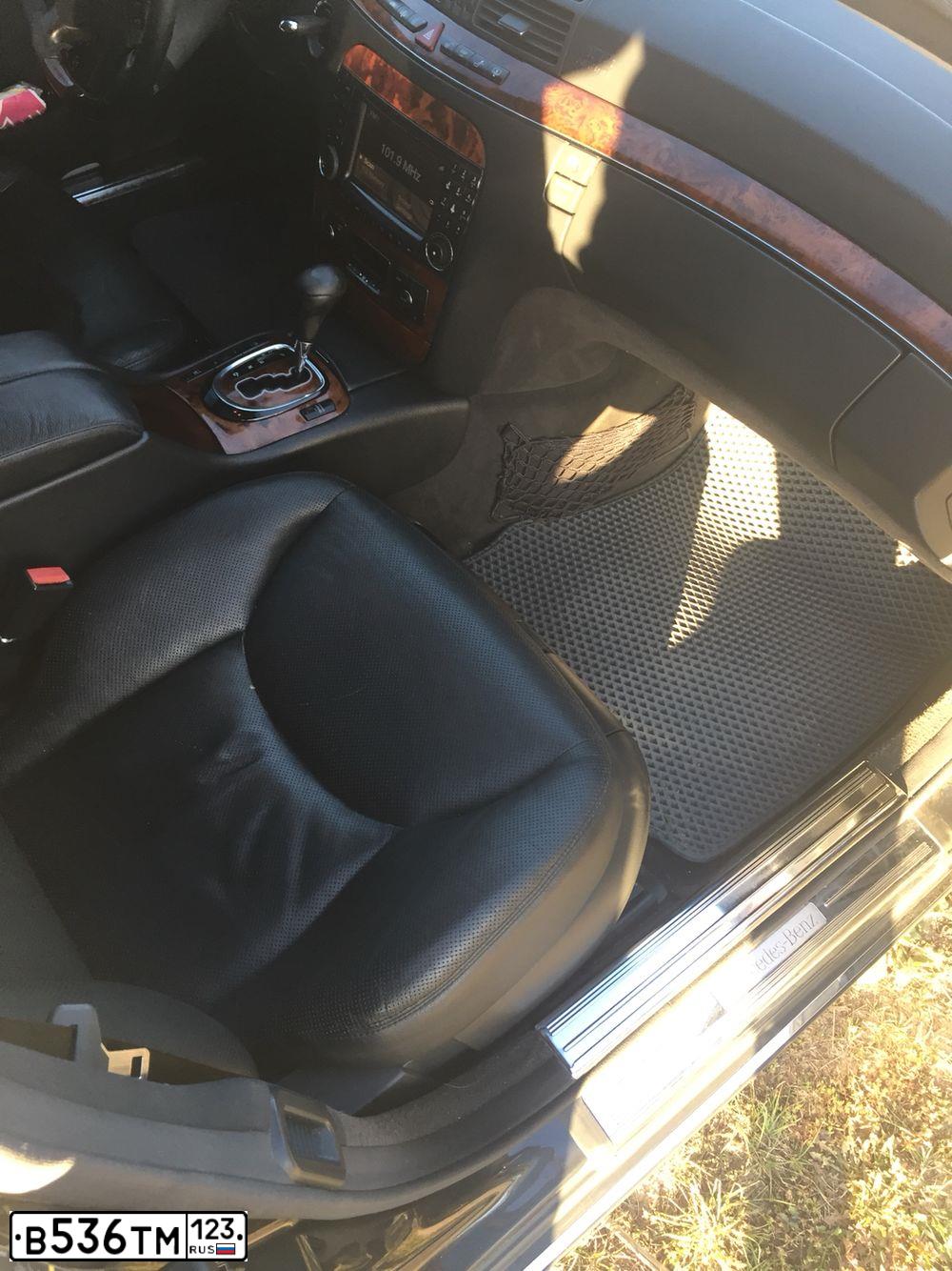 Фото автомобиля MERCEDES S-KLASSE, 2003 — госномер В536ТМ123. Цвет: ТЕМНО-СЕРЫЙ