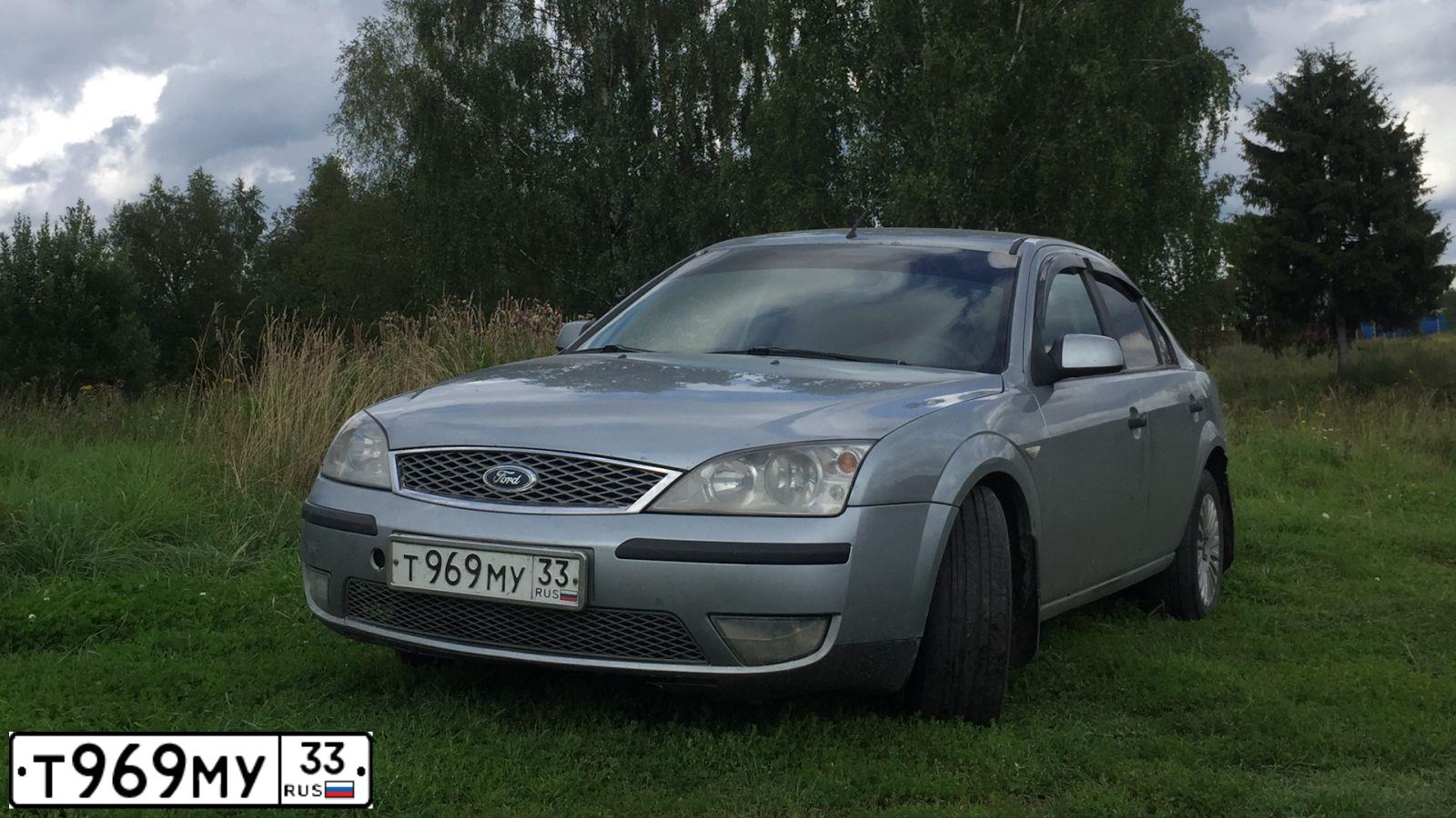 Фото автомобиля FORD MONDEO, 2005 — госномер С286ТК33. Цвет: СЕРЫЙ