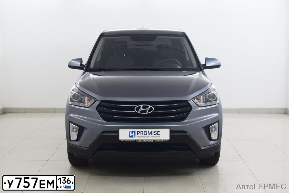 Фото автомобиля HYUNDAI CRETA, 2019 — госномер О662МТ790. Цвет: СЕРЫЙ