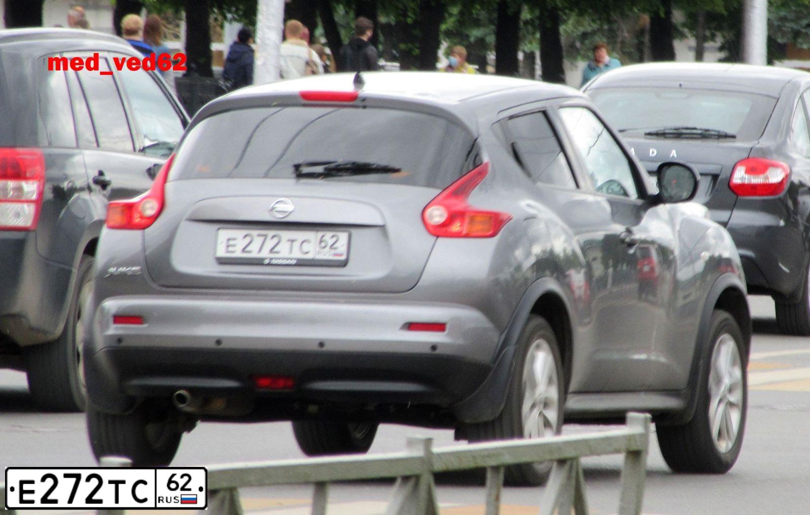 Фото автомобиля NISSAN JUKE, 2014 — госномер Е272ТС62
