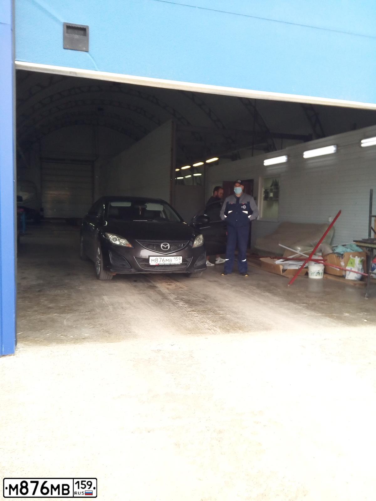 Фото автомобиля MAZDA 6, 2011 — госномер В505АВ159. Цвет: Коричневый