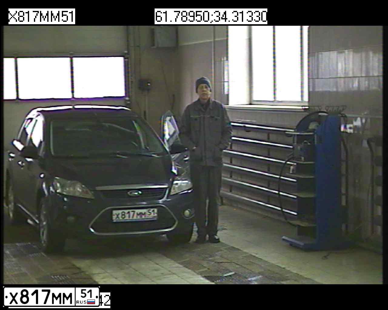 Фото автомобиля FORD FOCUS, 2008 — госномер Н291КР10. Цвет: ТЕМНО-СЕРЫЙ