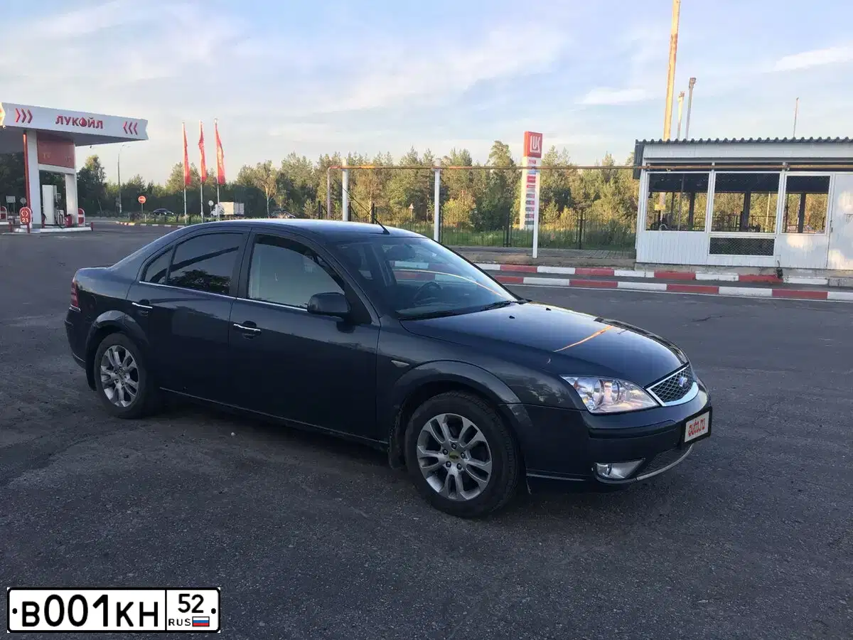 Фото автомобиля FORD MONDEO, 2006 — госномер Р464УХ152. Цвет: ТЕМНО-СЕРЫЙ