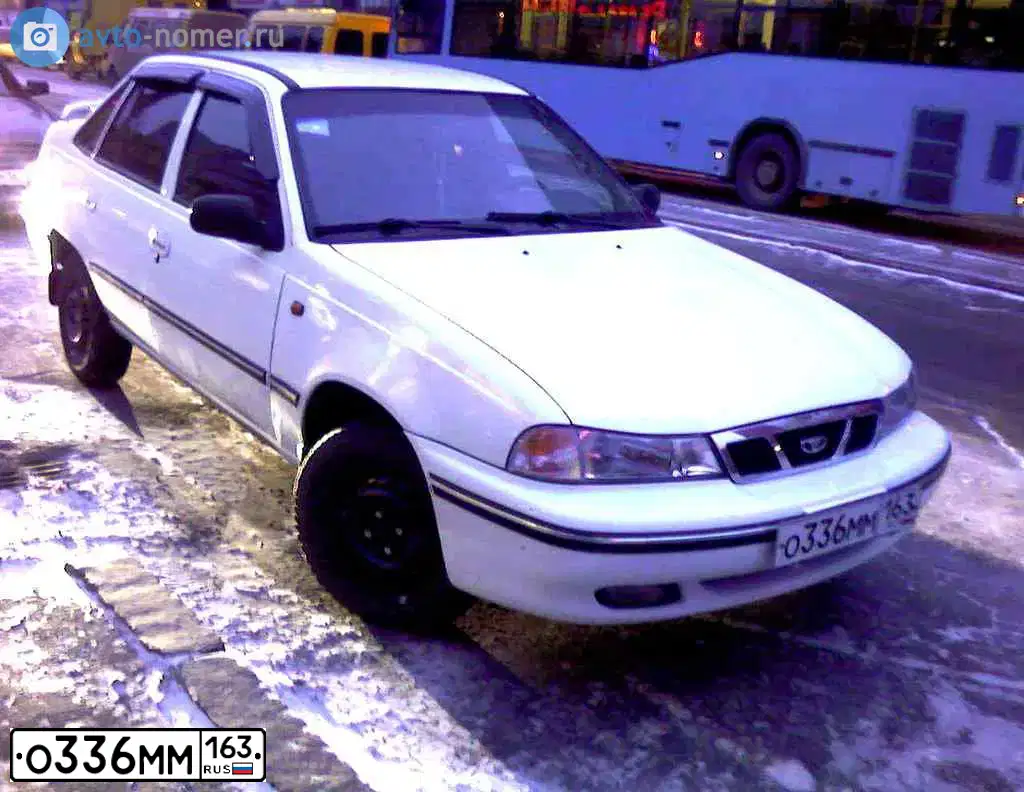 Фото автомобиля ДАЕВУНЕКСИЯ, 2008 — госномер Н320АА163. Цвет: Белый