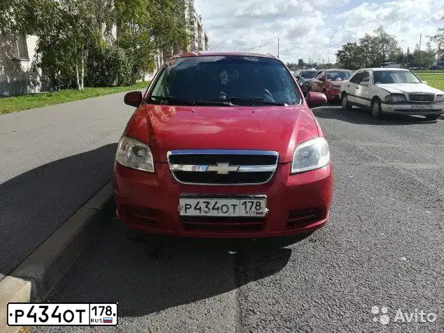 Фото автомобиля CHEVROLET AVEO, 2008 — госномер М269ТУ10. Цвет: ТЕМНО-КРАСНЫЙ