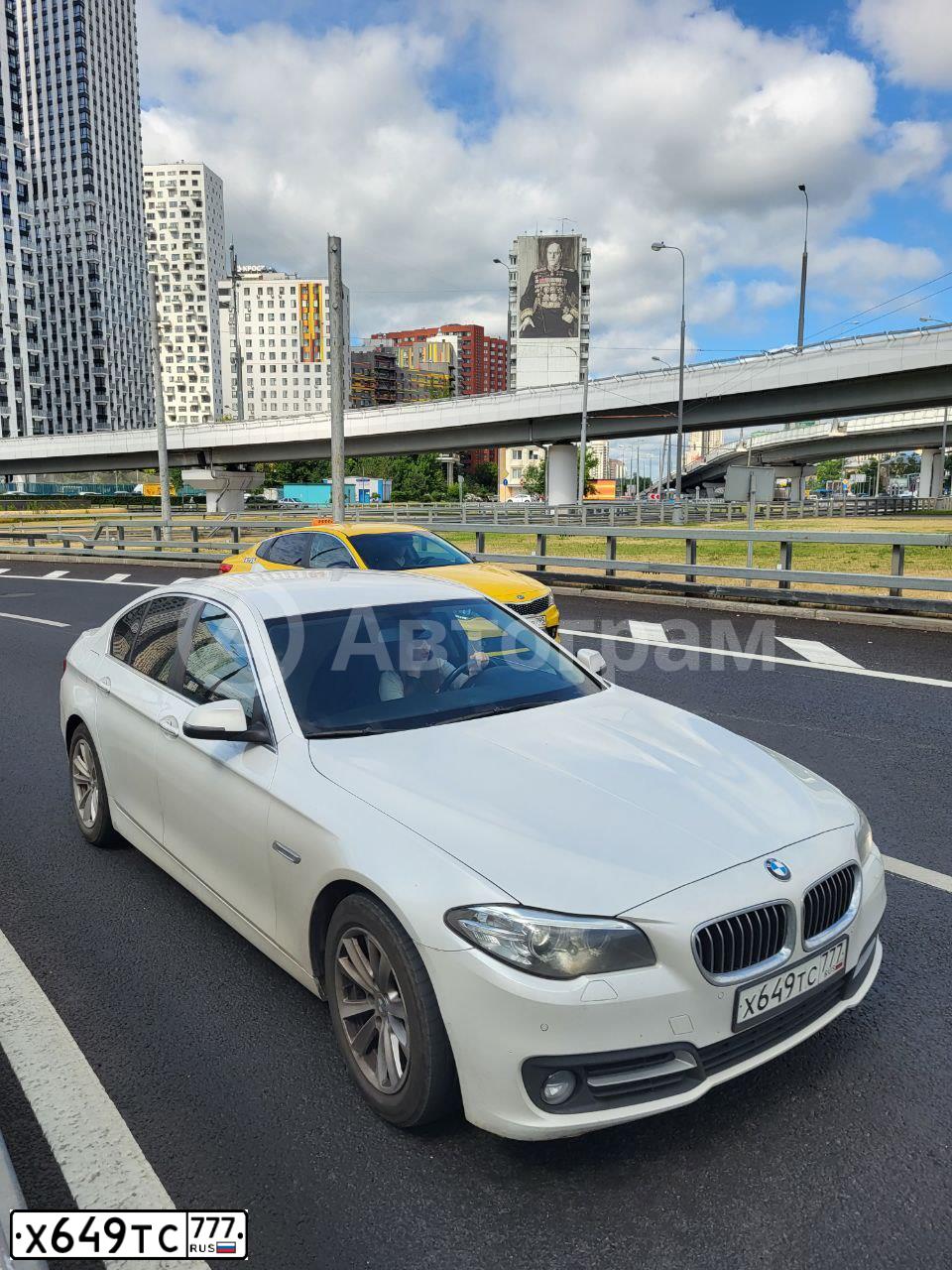 Фото автомобиля BMW 520D, 2016 — госномер У665ТН716. Цвет: БЕЛЫЙ МЕТАЛЛИК