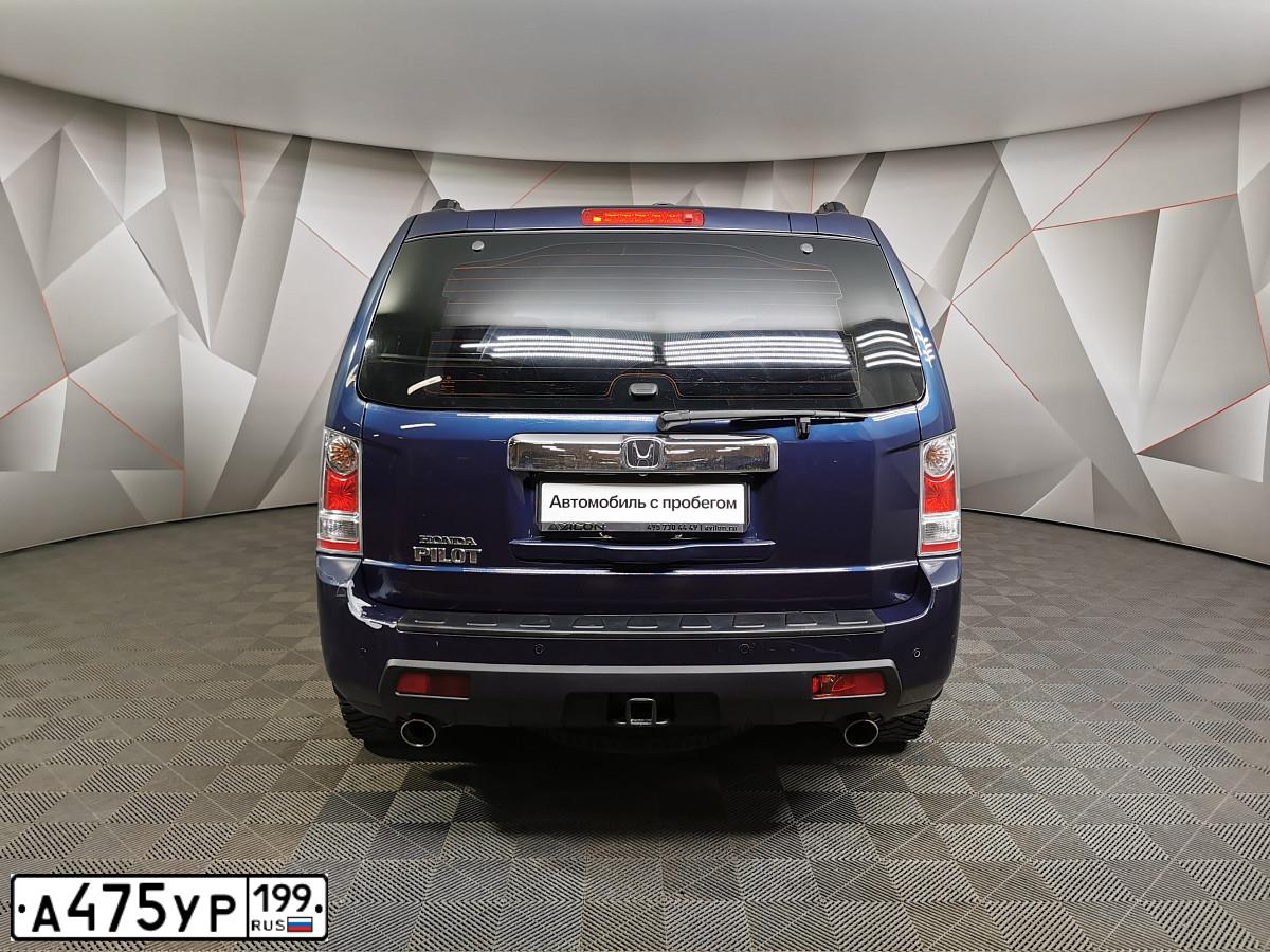 Фото автомобиля HONDA PILOT, 2008 — госномер Е160ВВ977. Цвет: Темно-синий