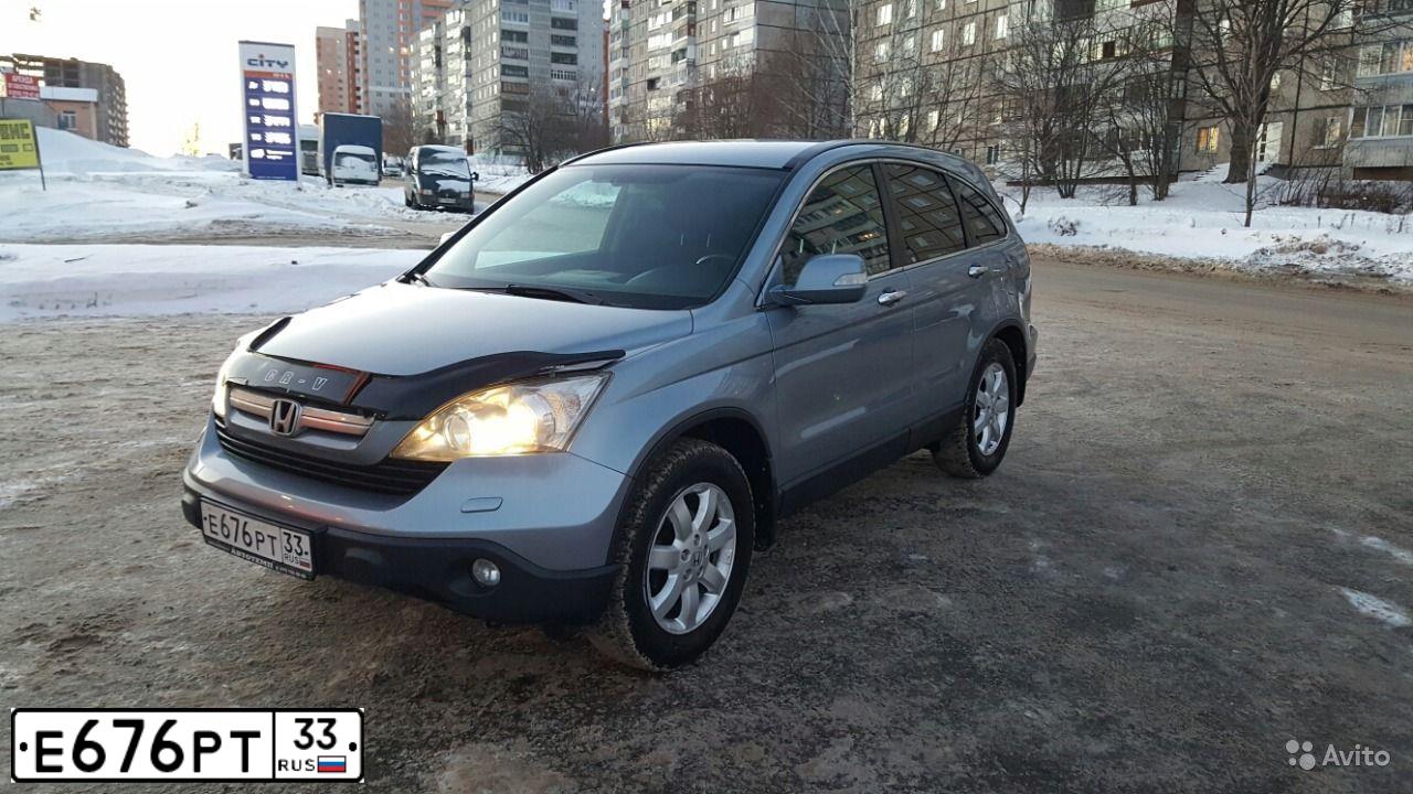 Фото автомобиля ХОНДА СR-V, 2008 — госномер В764РК37. Цвет: СЕРО-ГОЛУБОЙ
