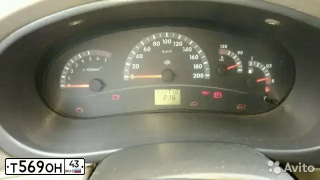 Фото автомобиля LADA 1118 KALINA, 2006 — госномер А192ТН43. Цвет: ЯРКО-СИНИЙ