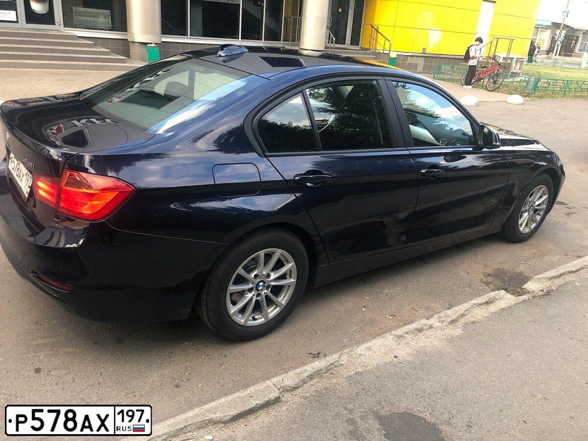 Фото автомобиля BMW 316I, 2014 — госномер С859КА193
