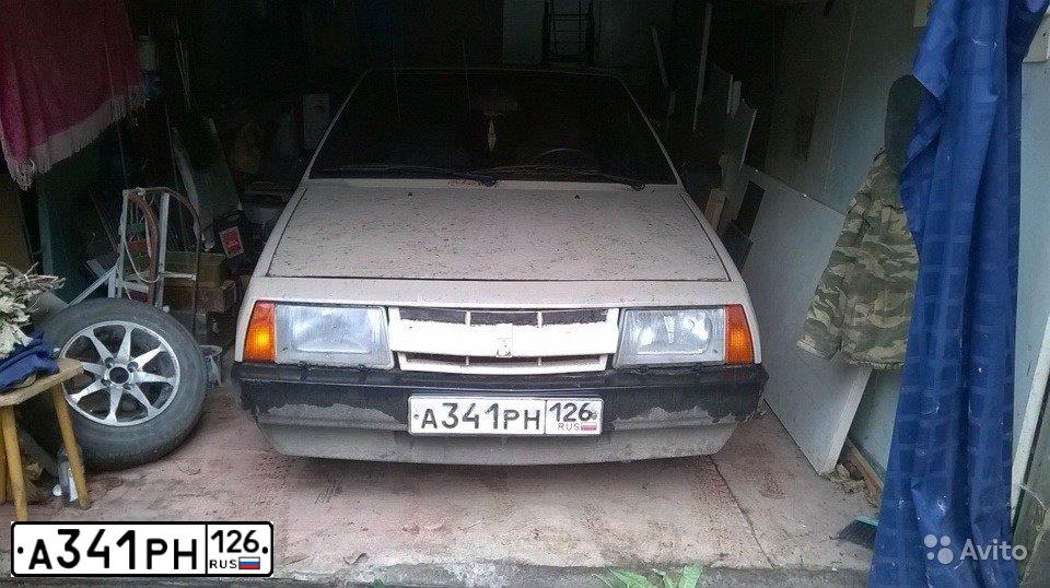 Фото автомобиля LADA 2109 SAMARA, 1988 — госномер А341РН126. Цвет: БЕЖЕВЫЙ