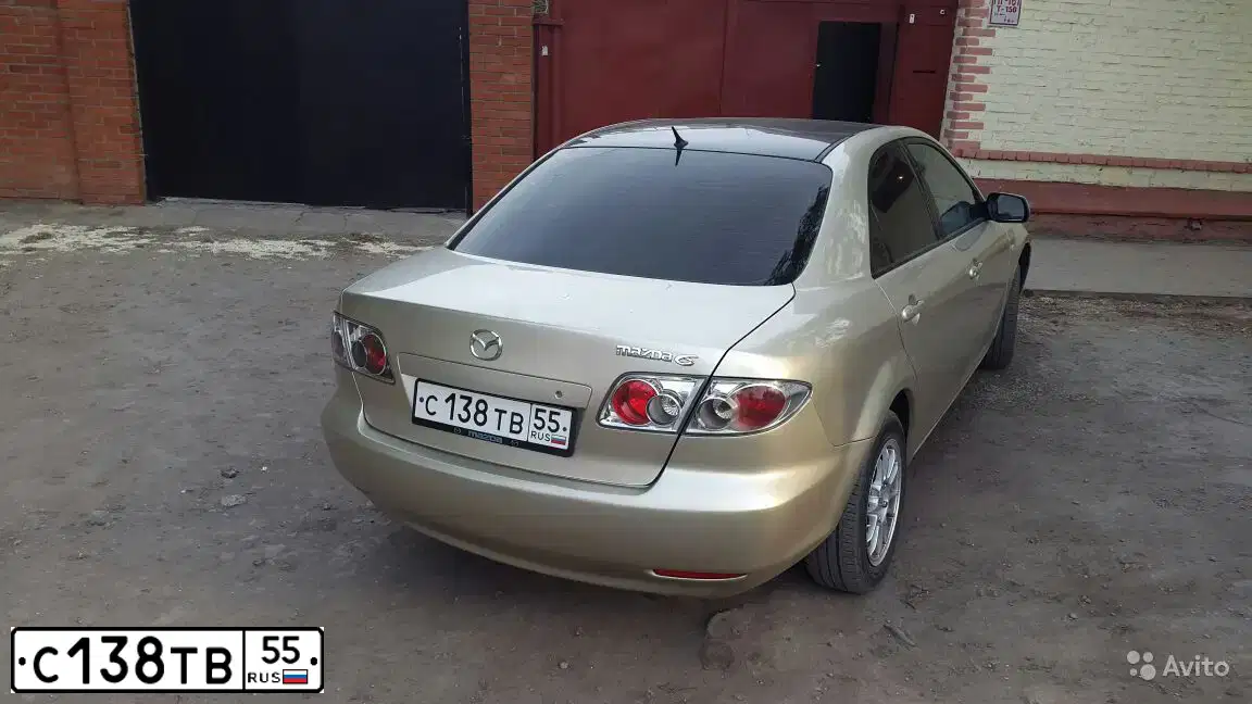 Фото автомобиля MAZDA 6, 2005 — госномер С138ТВ55. Цвет: СЕРО-ЗОЛОТИСТЫЙ