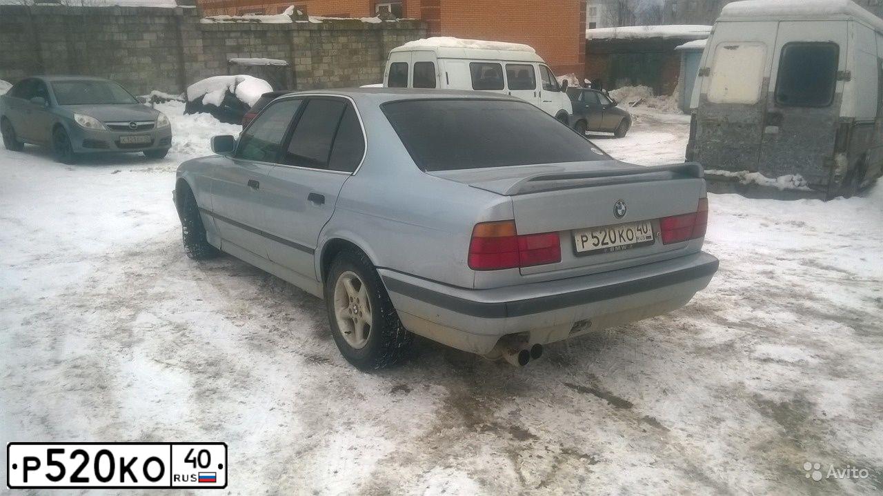 Фото автомобиля BMW 520, 1990 — госномер С290ОХ790. Цвет: голубой