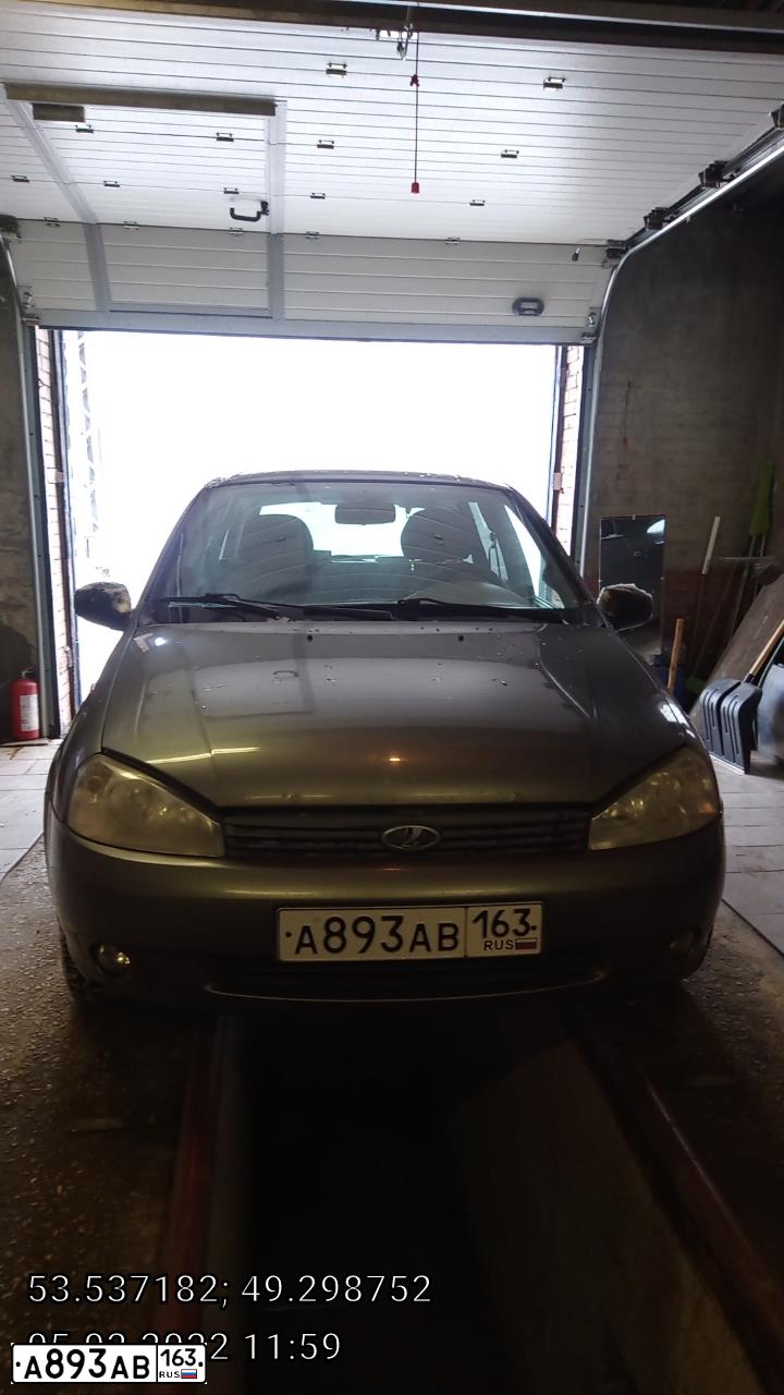 Фото автомобиля LADA 1117 KALINA, 2008 — госномер А893АВ163. Цвет: ТЕМНО СЕРЫЙ МЕТАЛЛИК