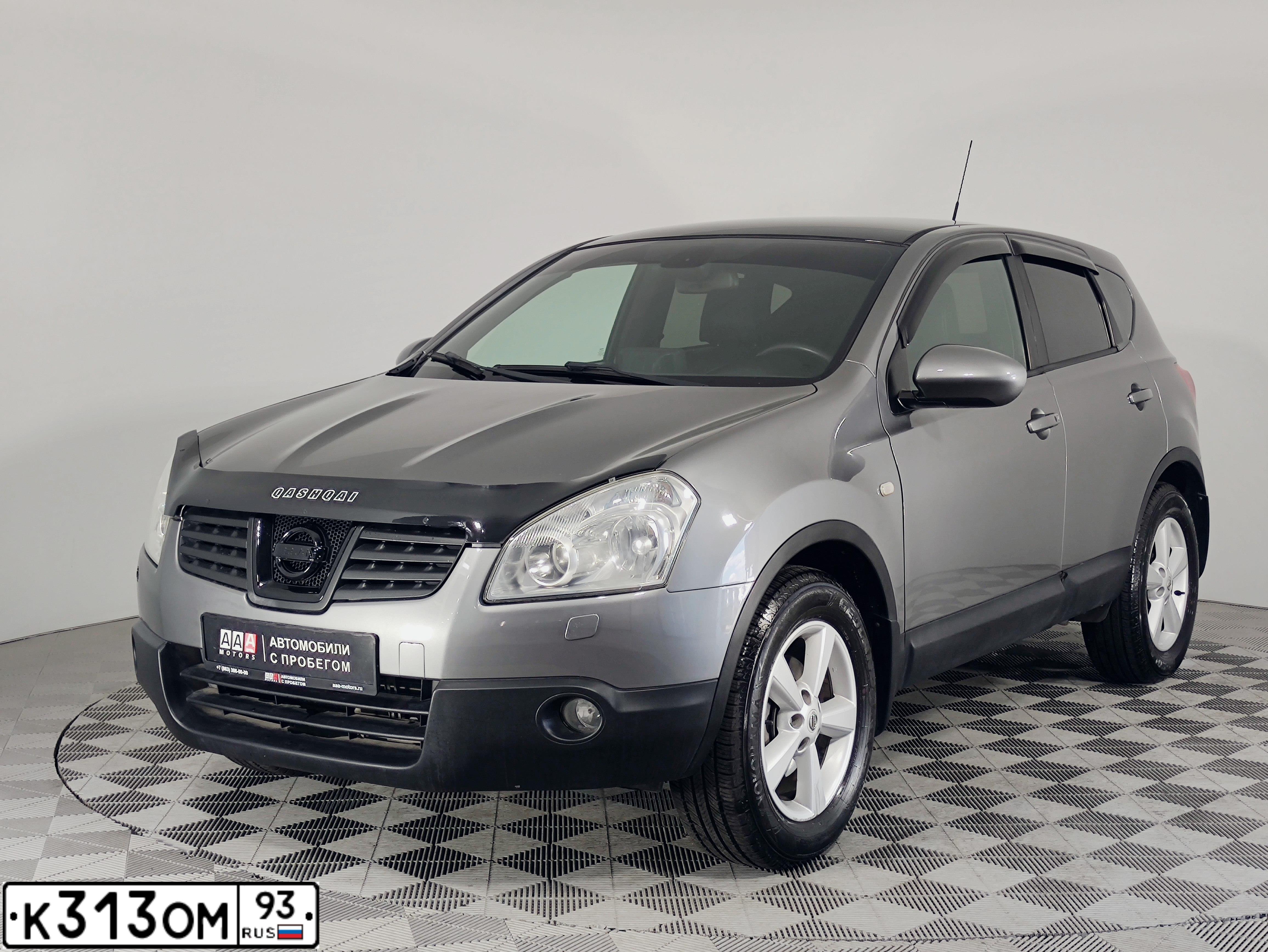 Фото автомобиля НИССАН QASHQAI, 2008 — госномер Р259ВА184. Цвет: СЕРЫЙ