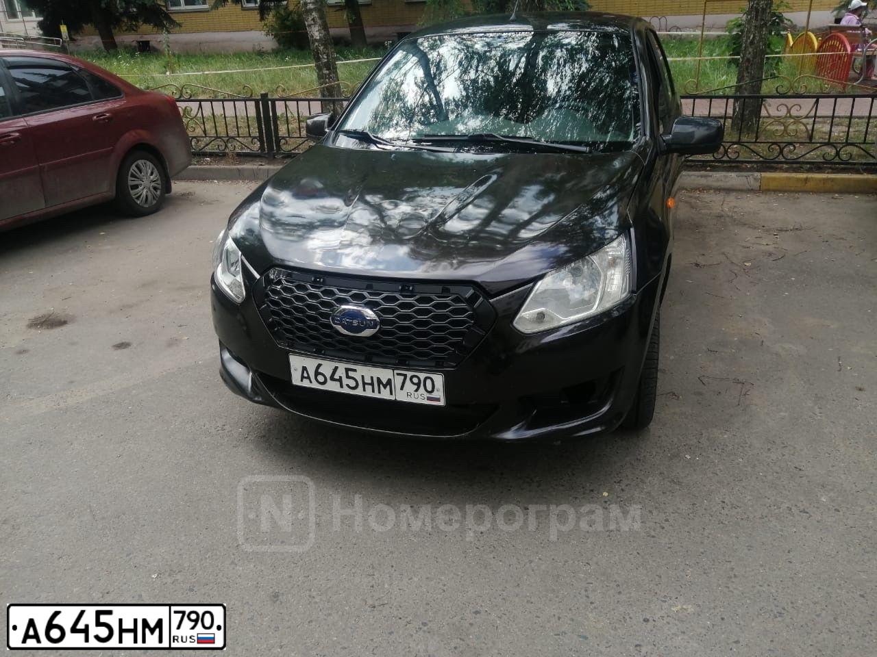 Фото автомобиля DATSUN ON-DO, 2015 — госномер К816СН53. Цвет: Коричневый