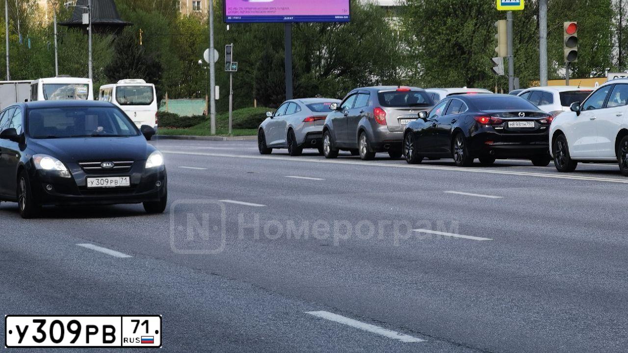 Фото автомобиля KIA CEE'D, 2008 — госномер У309РВ71. Цвет: ЧЕРНЫЙ ПЕРЛАМУТР
