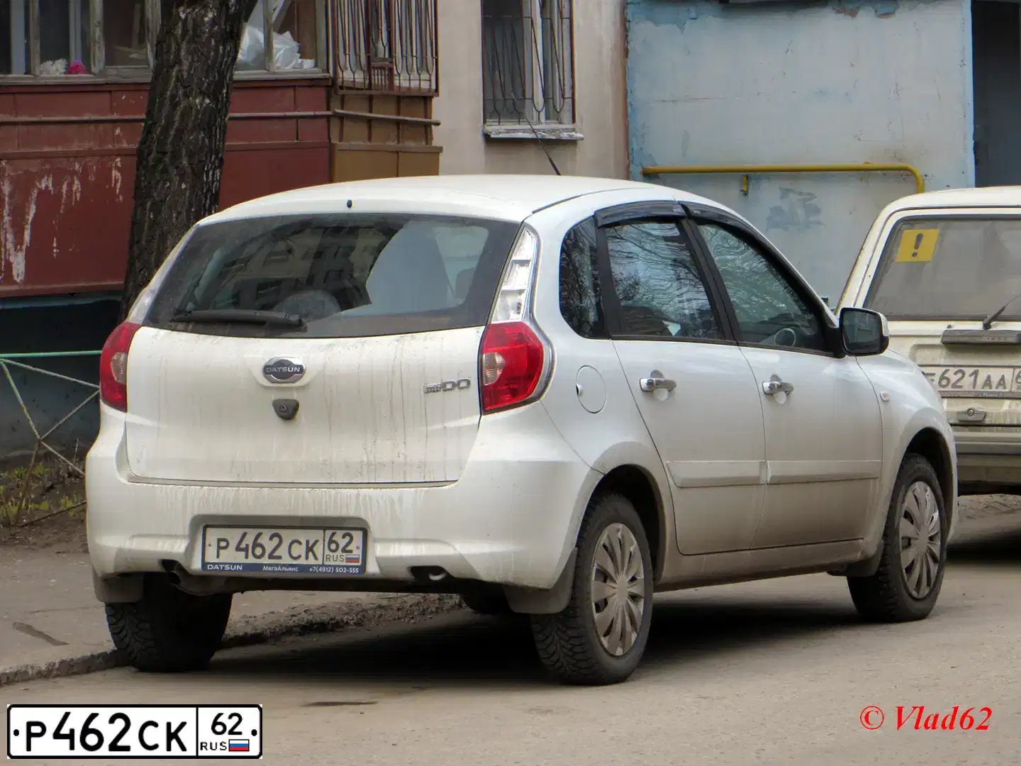 Фото автомобиля DATSUN MI-DO, 2015 — госномер Р462СК62. Цвет: БЕЛЫЙ