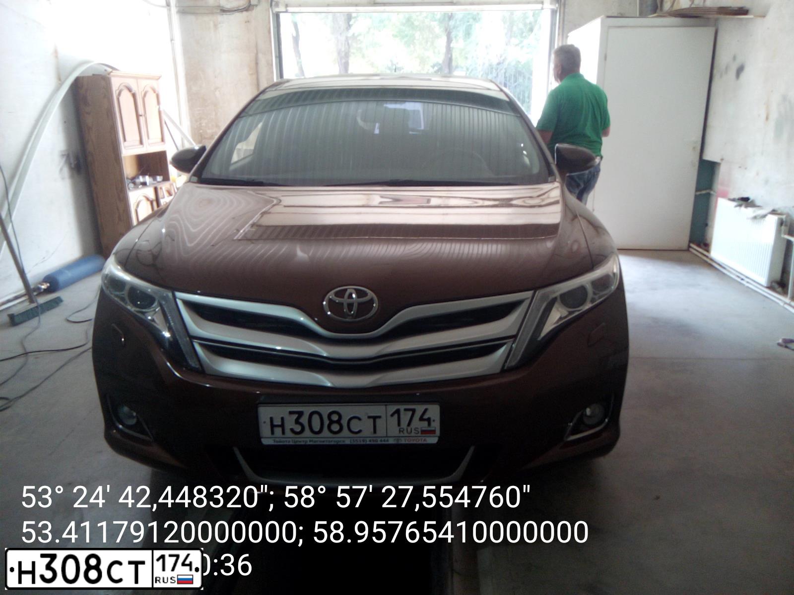 Фото автомобиля TOYOTA VENZA, 2014 — госномер Н308СТ174