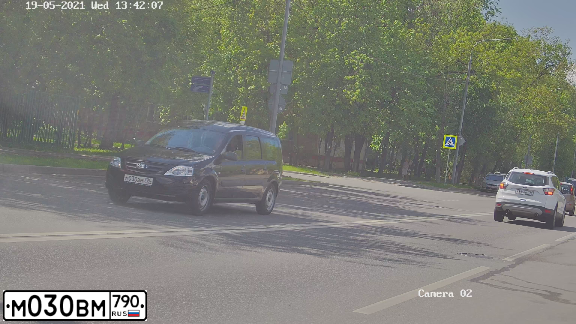 Фото автомобиля LADA LARGUS, 2020 — госномер М030ВМ790. Цвет: Коричневый