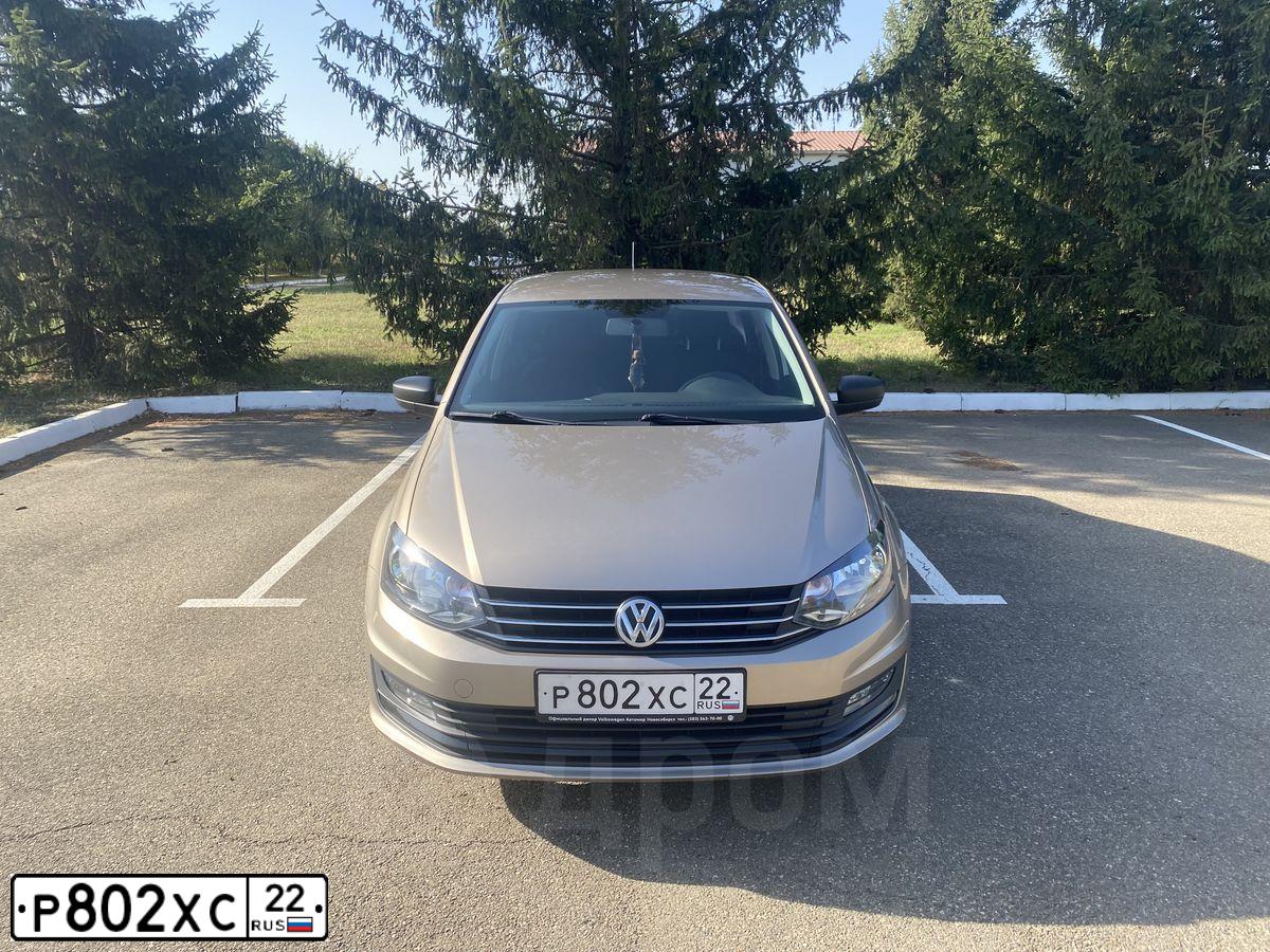 Фото автомобиля VOLKSWAGEN POLO, 2018 — госномер С006КР180. Цвет: БЕЖЕВЫЙ