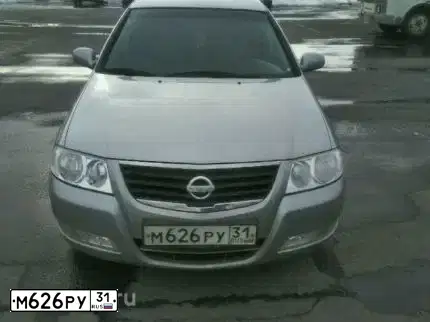 Фото автомобиля NISSAN ALMERA, 2008 — госномер М626РУ31. Цвет: СЕРЕБРИСТЫЙ