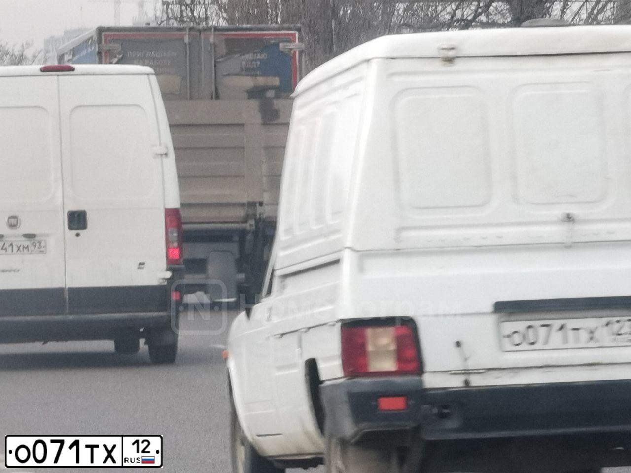 Фото автомобиля LADA 2191 GRANTA, 2014 — госномер О071ТХ12. Цвет: ЧЕРНЫЙ