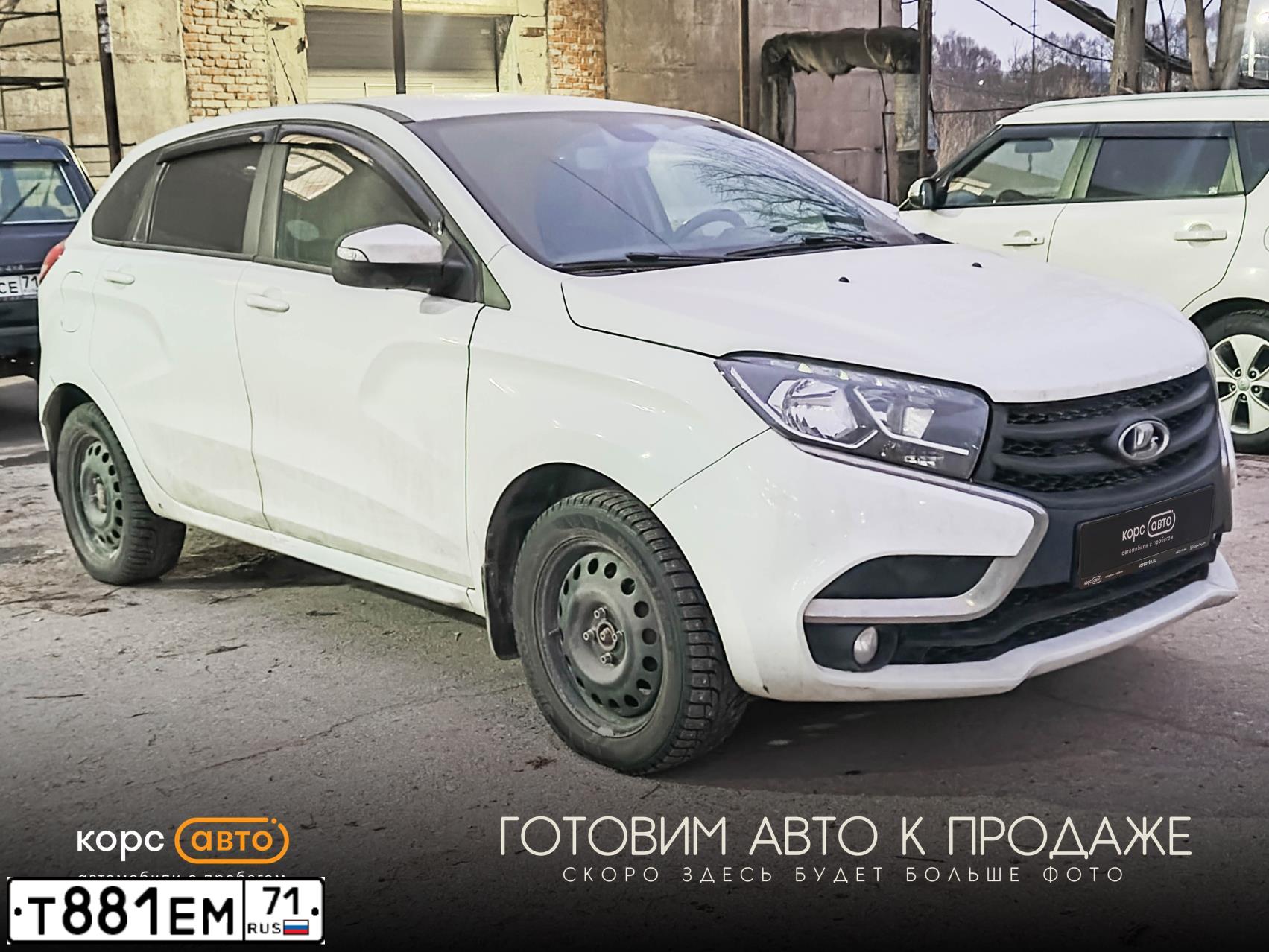 Фото автомобиля ЛАДА GAB110 LADA XRAY, 2017 — госномер Х563СК71. Цвет: БЕЛЫЙ