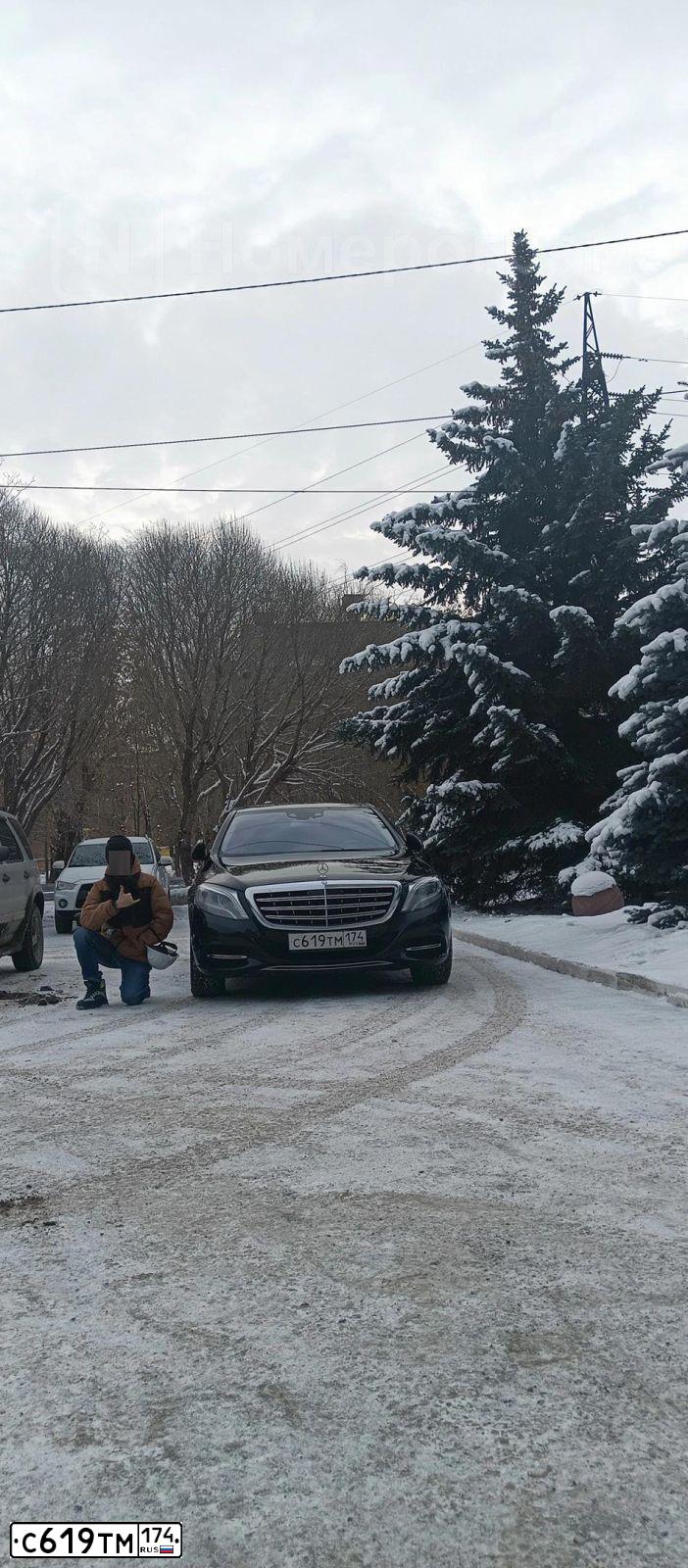 Фото автомобиля MERCEDES S-KLASSE, 2016 — госномер С619ТМ174. Цвет: ЧЕРНЫЙ