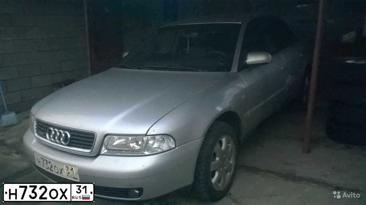 Фото автомобиля AUDI A4, 2000 — госномер Н732ОХ31. Цвет: СЕРЫЙ