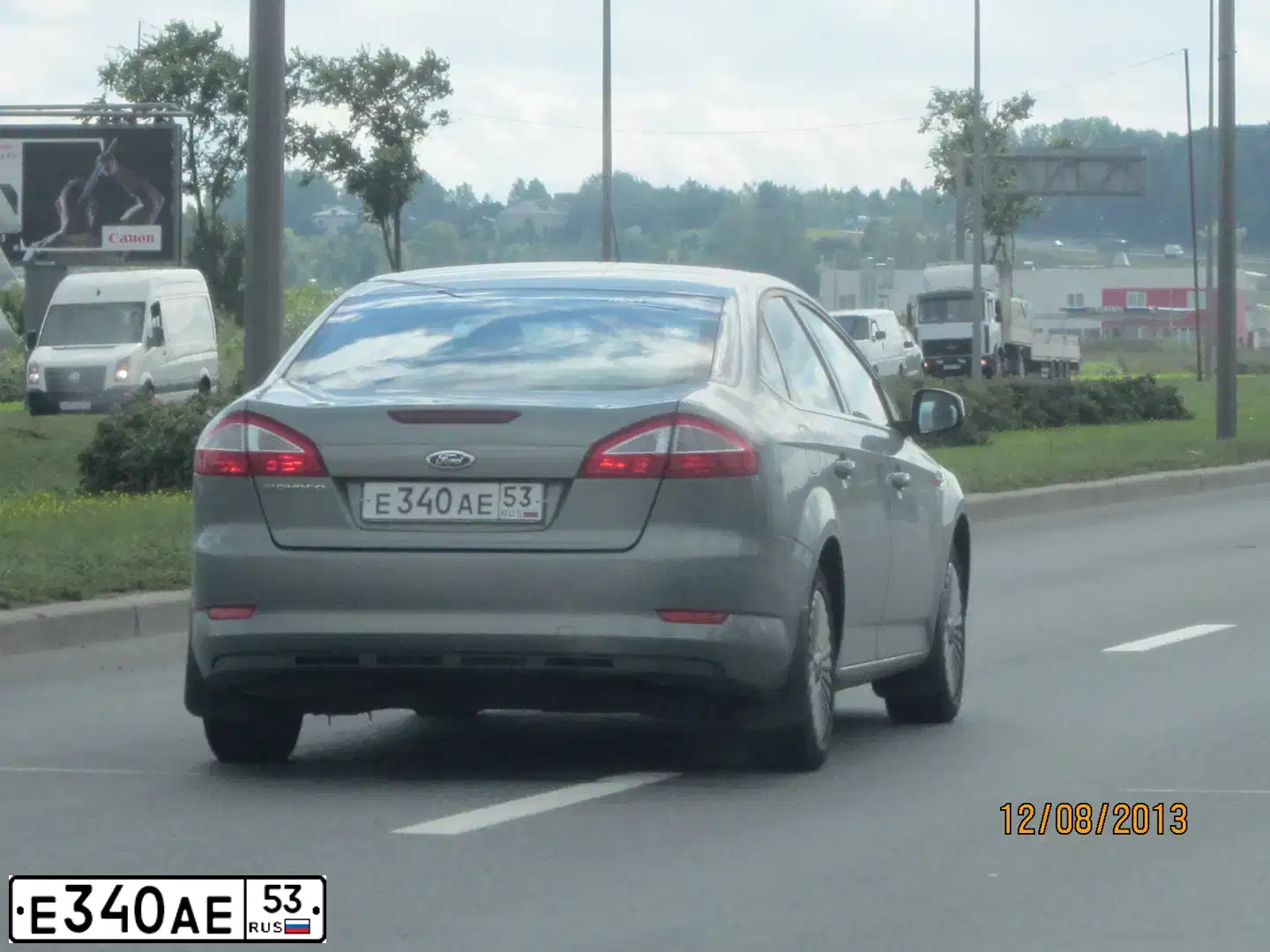 Фото автомобиля FORD MONDEO, 2009 — госномер С543РР152. Цвет: СЕРЫЙ