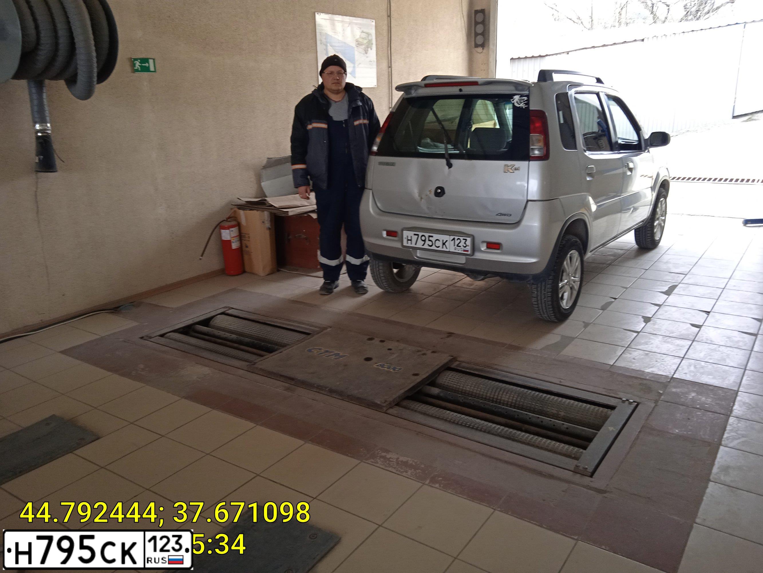 Фото автомобиля SUZUKI KEI, 1999 — госномер Н795СК123