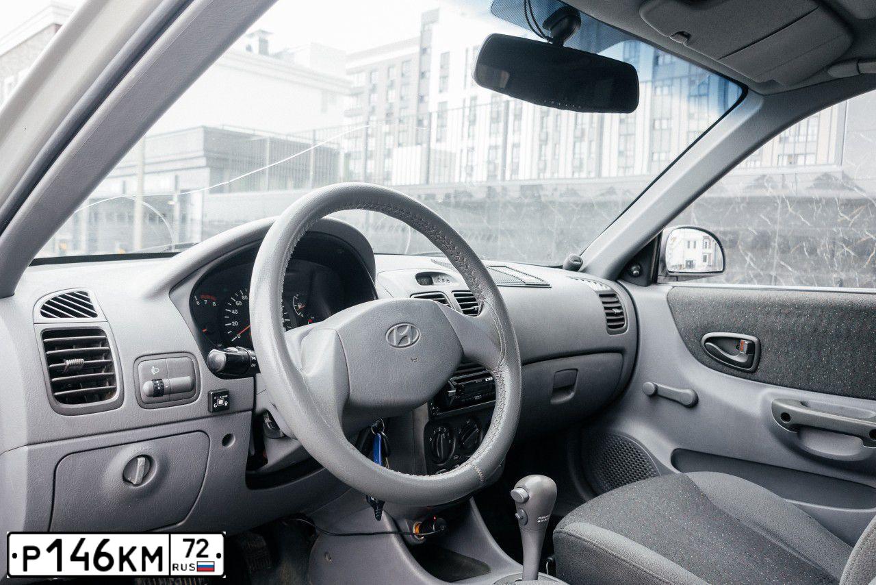 Фото автомобиля TAGAZ ACCENT, 2007 — госномер Н627ТН72. Цвет: СВЕТЛО-БЕЖЕВЫЙ
