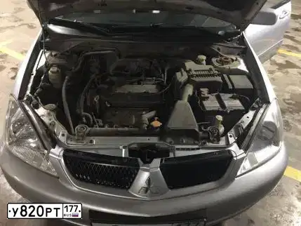 Фото автомобиля MITSUBISHI LANCER, 2007 — госномер А673КУ105. Цвет: Серебристый