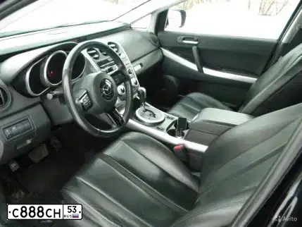 Фото автомобиля MAZDA CX-7, 2006 — госномер М730ЕА13. Цвет: ЧЕРНЫЙ