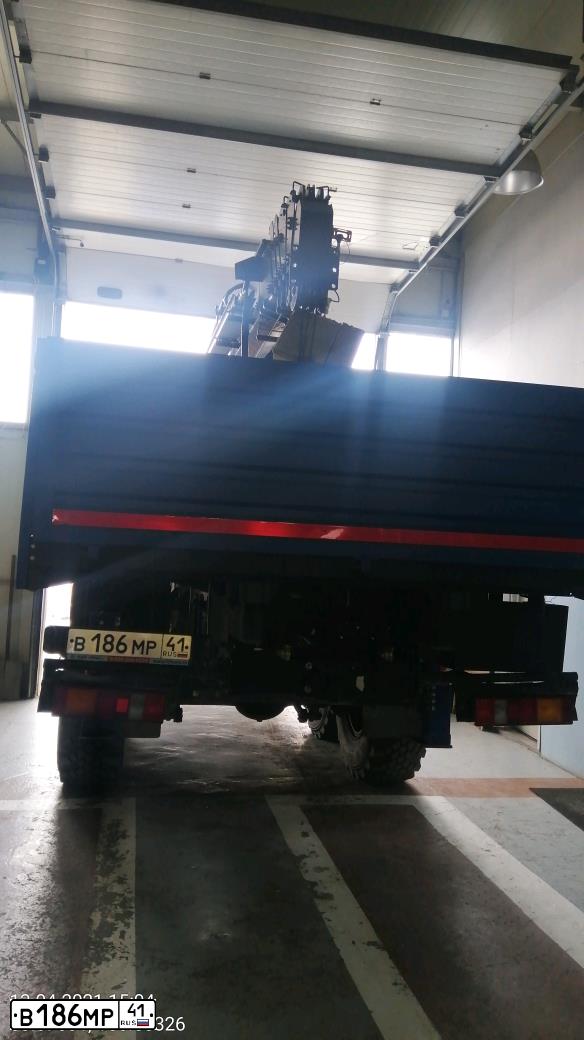 Фото автомобиля KAMAZ 4311, 2020 — госномер К158ОЕ797. Цвет: СИНИЙ