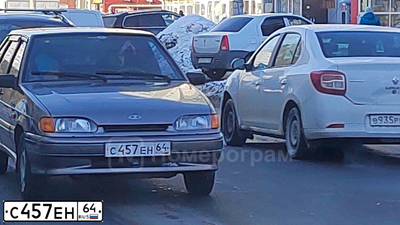 Фото автомобиля LADA 2114 SAMARA, 2008 — госномер М926ЕС164. Цвет: серебристо-коричневый