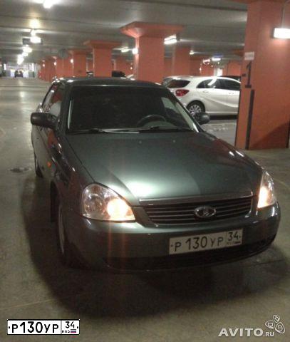 Фото автомобиля LADA 2170 PRIORA, 2011 — госномер Р130УР34. Цвет: СЕРО-СИНЕ-ЗЕЛЕНЫЙ
