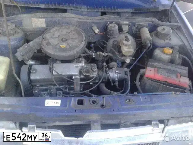 Фото автомобиля LADA 2109 SAMARA, 1999 — госномер Е542МУ36. Цвет: синий