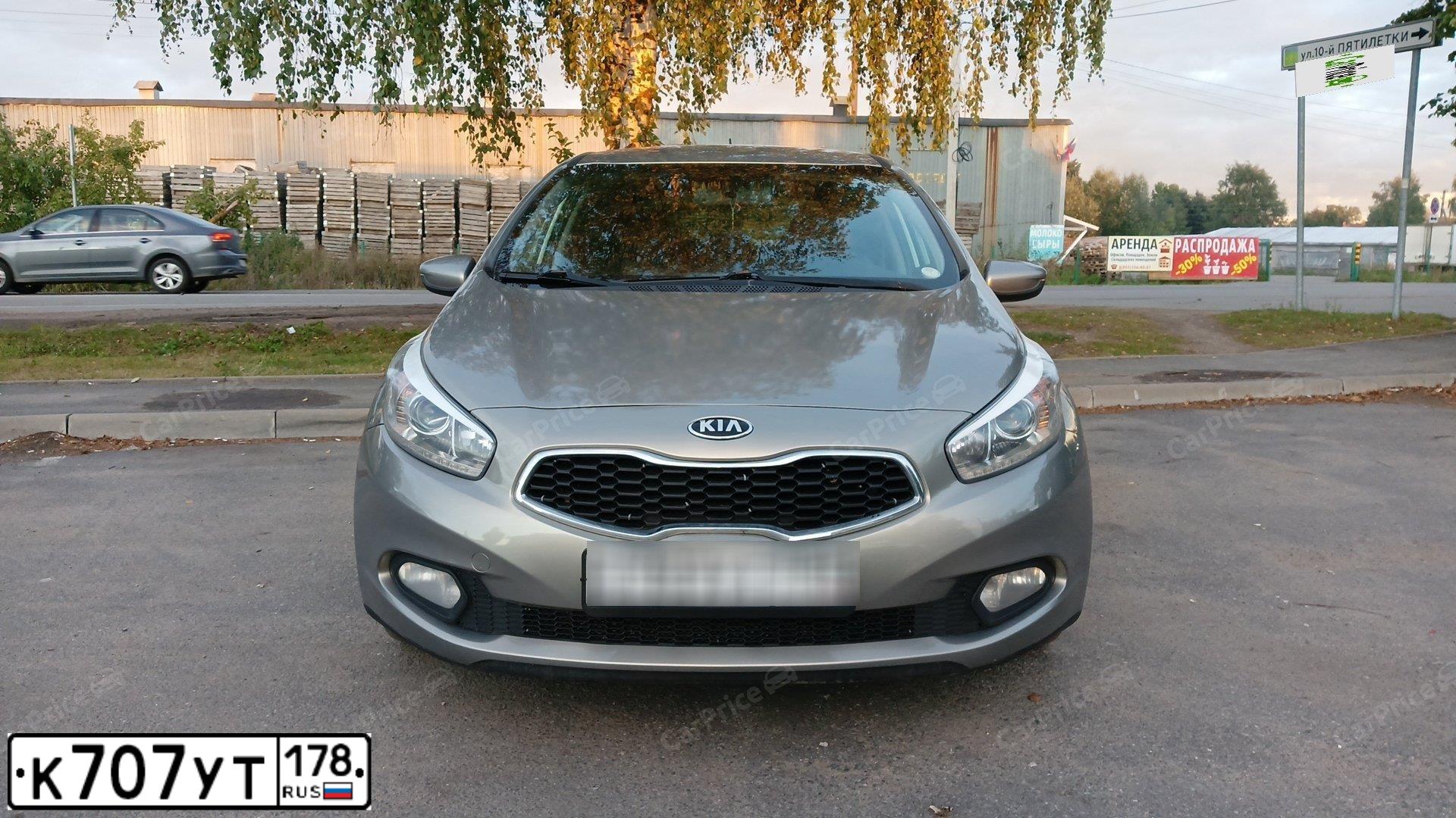 Фото автомобиля KIA CEED JD, 2013 — госномер Е531СО147