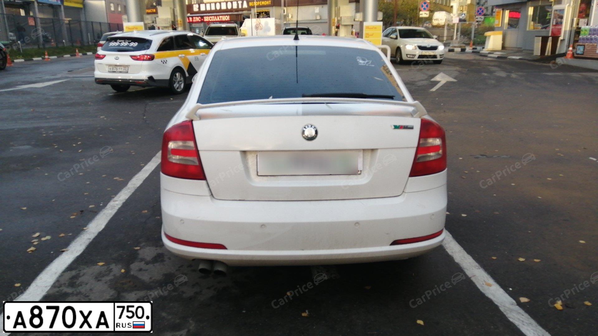 Фото автомобиля SKODA OCTAVIA, 2007 — госномер У200ВУ44. Цвет: синий