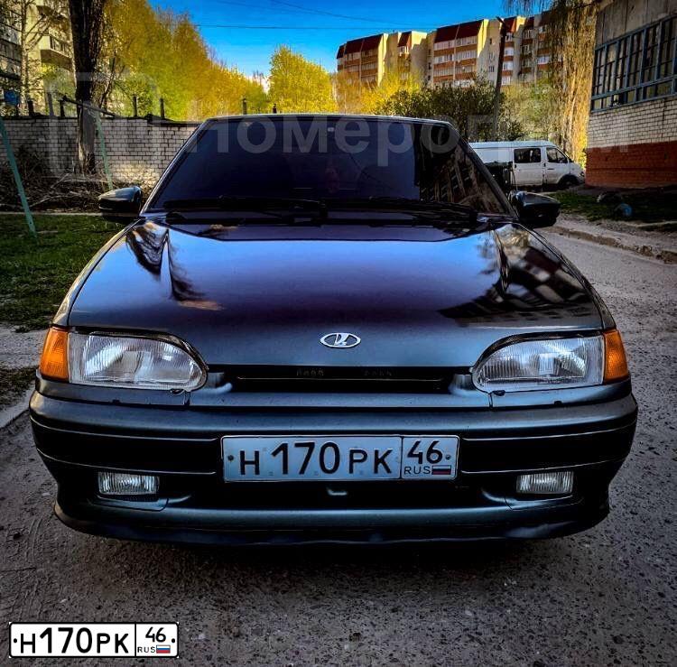 Фото автомобиля LADA 2114 SAMARA, 2010 — госномер Н170РК46. Цвет: СЕРО-СИНЕ-ЗЕЛЕНЫЙ