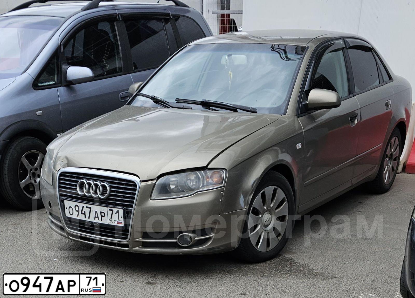 Фото автомобиля AUDI A4, 2007 — госномер К898СЕ761