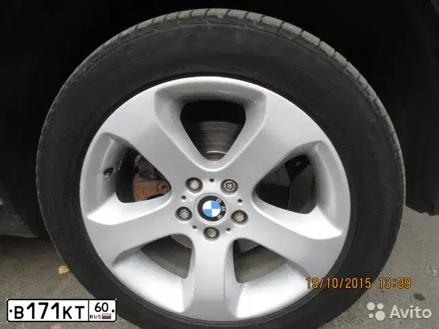 Фото автомобиля BMW X5, 2002 — госномер В171КТ60. Цвет: ЧЕРНЫЙ